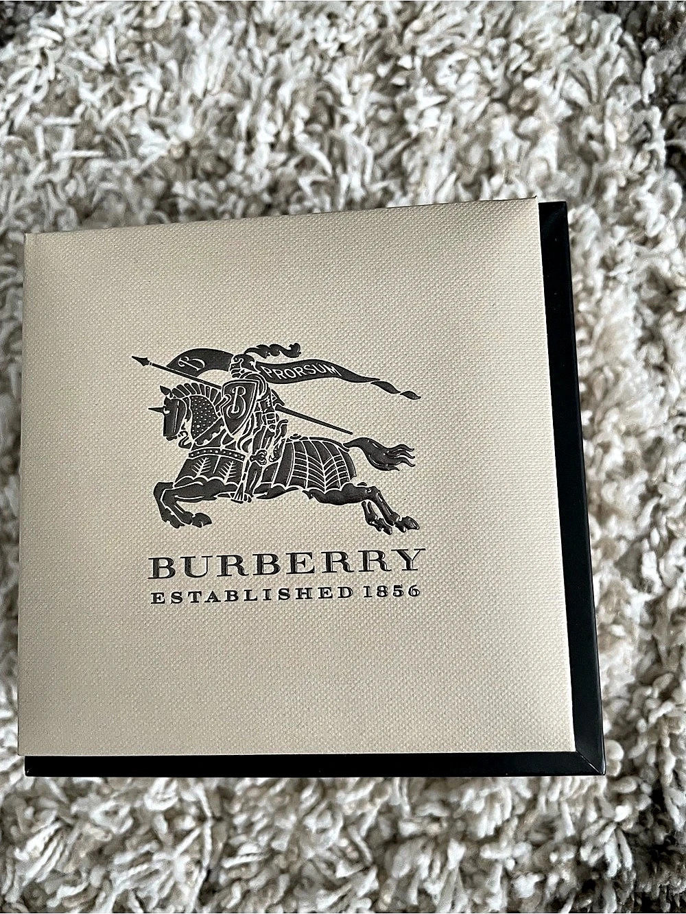Burberry Presentation Box Beige & Black- Box ONLY-